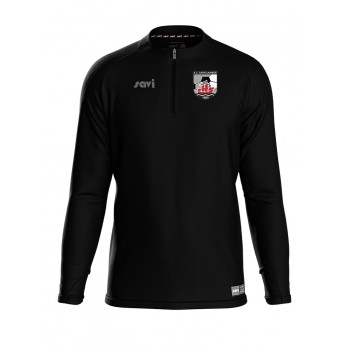 High Neck QZIP Black...