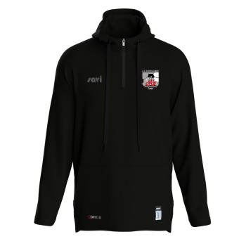 Veste À Capuche & Zip 1/4 Noir