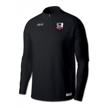 High Neck QZIP Black...